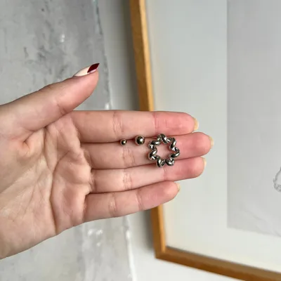 Aretes de acero inoxidable 2 - joyas resistentes al agua - Joyería Salomé Quito