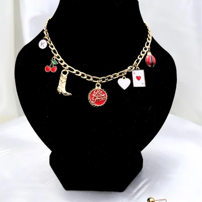 Collar lucky charms de acero inoxidable - no se oxida - Joyería Salomé Quito